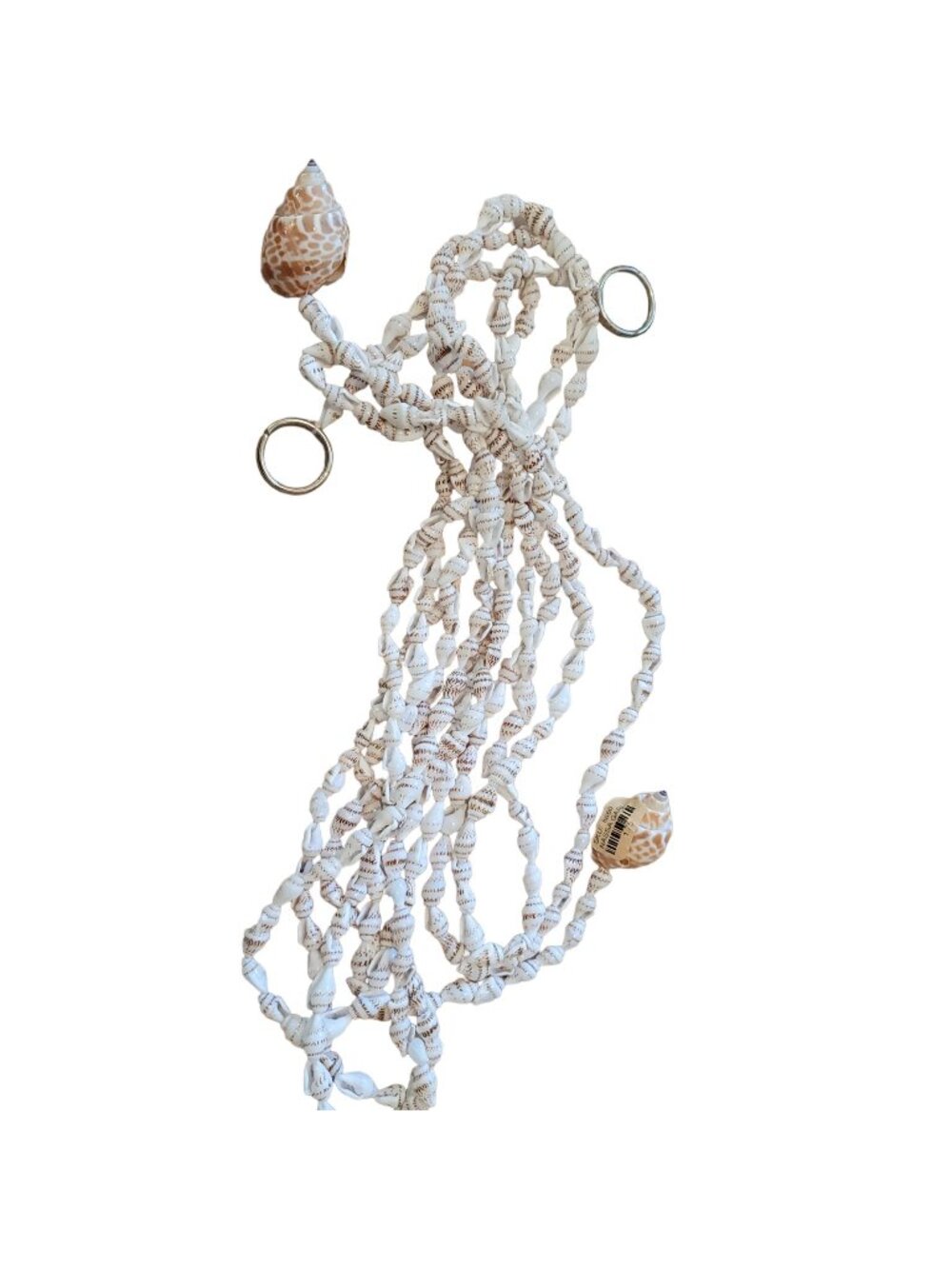 Six Strands of Natural Seashells Masagari 72" for Decor or Ocean Garland DH651